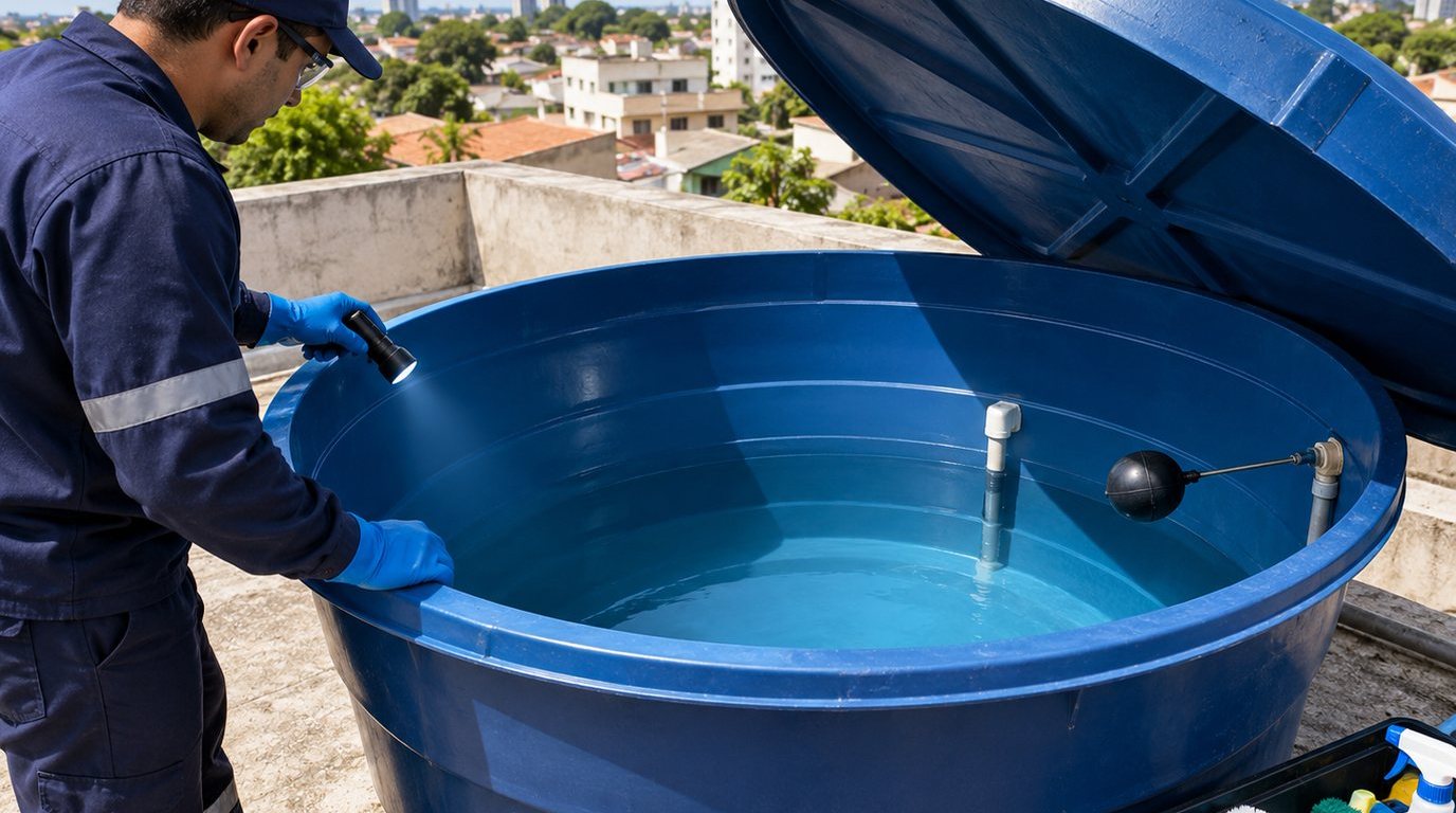 Caixa d'Água Abastecida em Goiânia‑GO